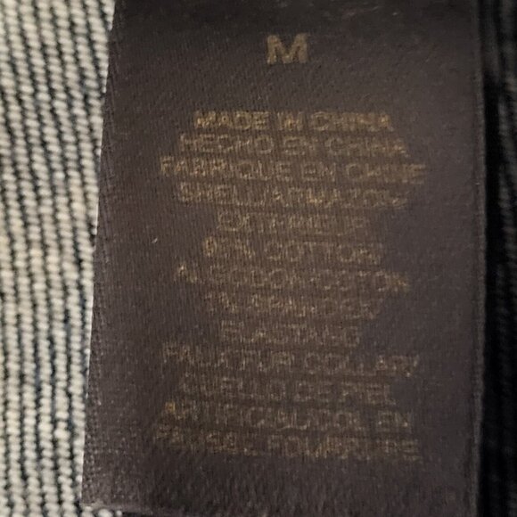 Liz Claiborne Jean Jacket Blue Collared  Denim Women's Medium Button - Picture 7 of 16